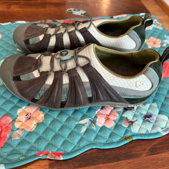 Merrell Caper Bracken Lace Walking Hiking Shoes Size 7 - Picture 3 of 4